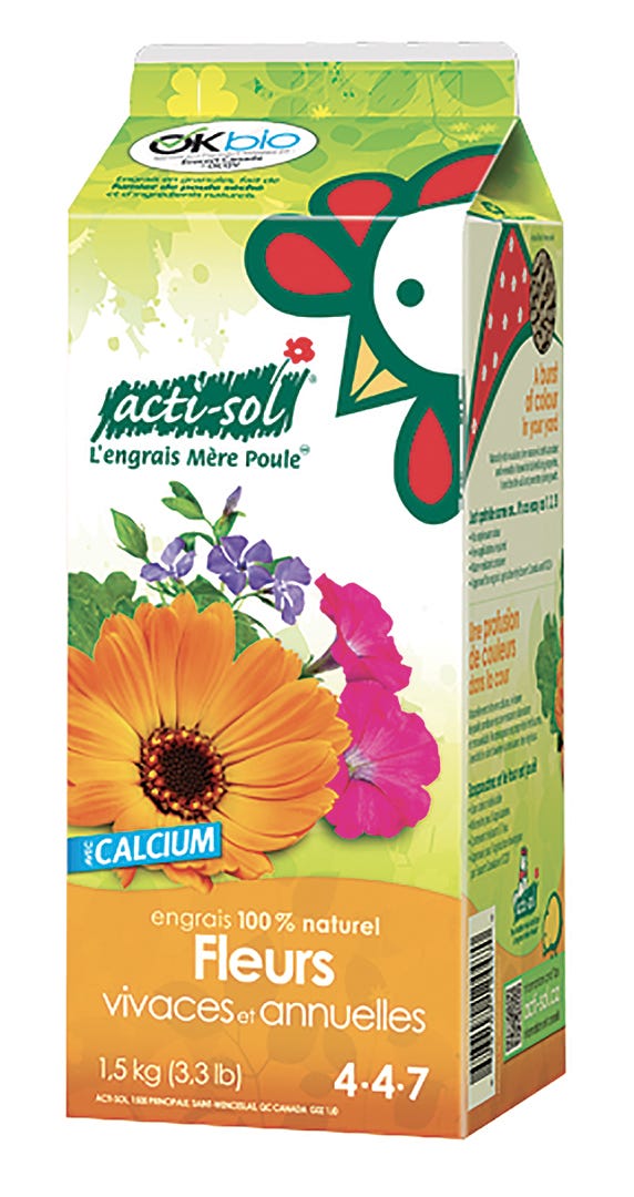 Fertilizer 4-4-7 Perennials and annual flowers, 1,5 kg