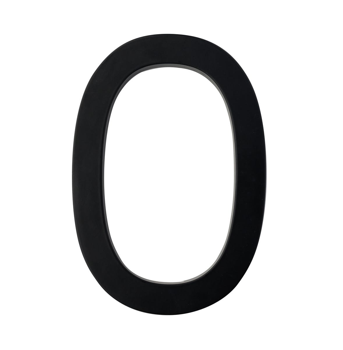 #0 DESIGNER 5 in. House Number, Black