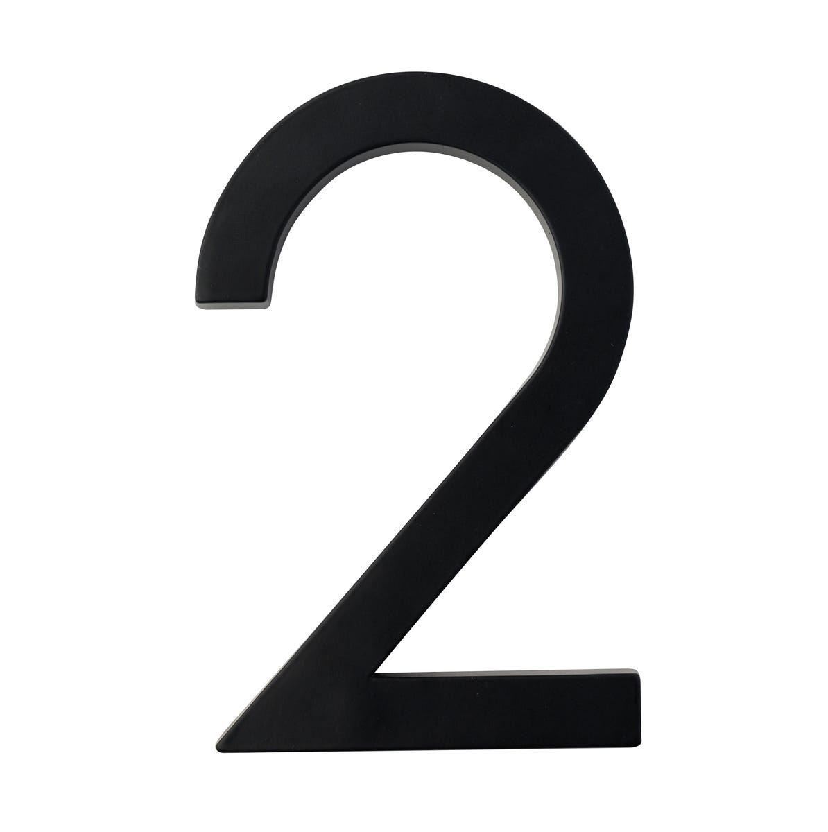 #2 DESIGNER 5 in. House Number, Black