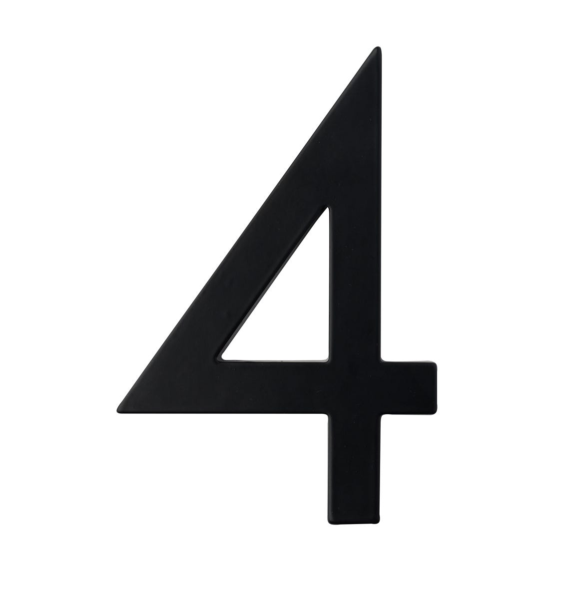 #4 DESIGNER 5 in. House Number, Black
