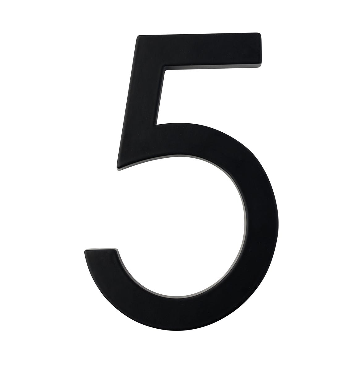 #5 DESIGNER 5 in. House Number, Black