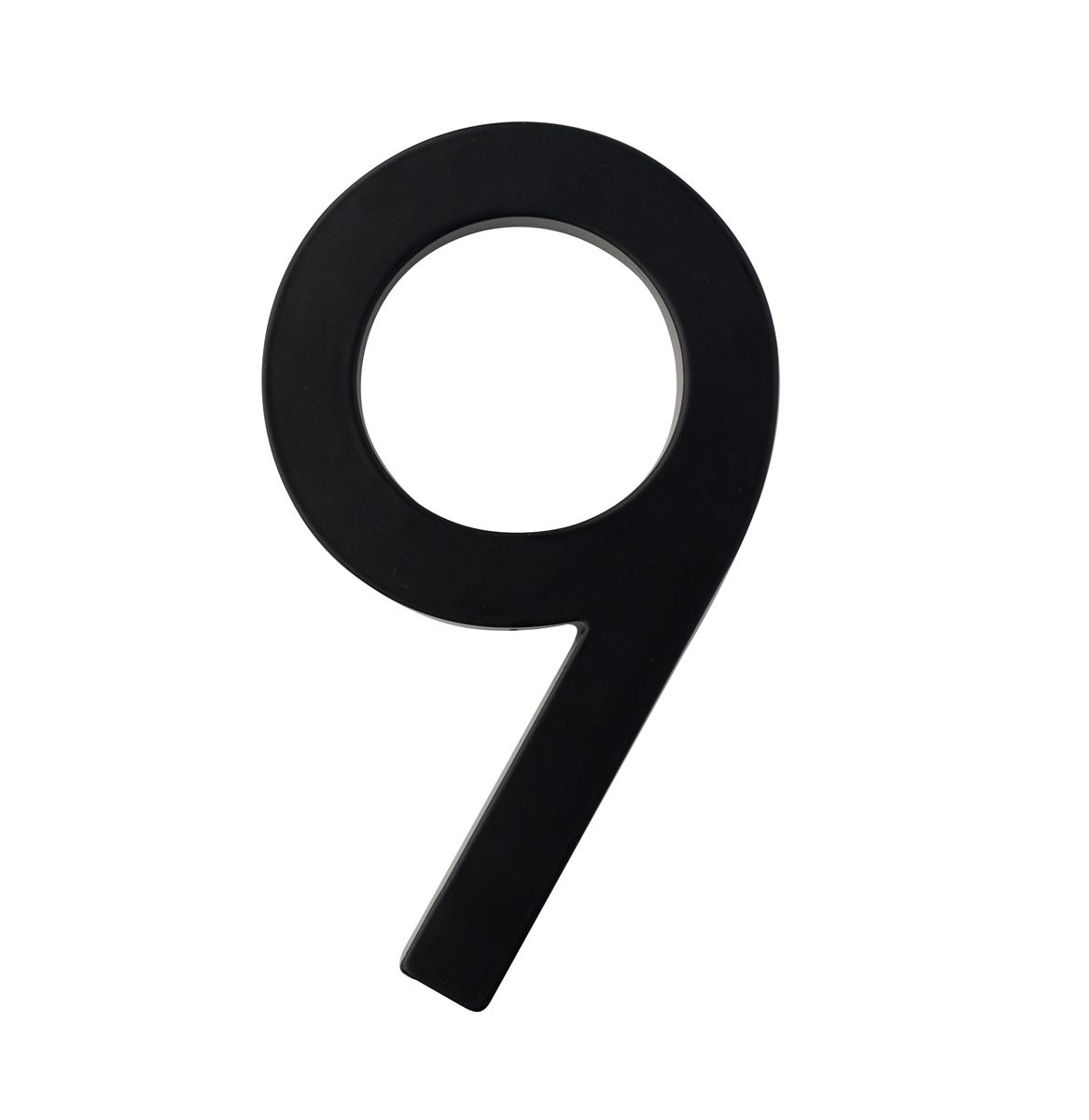 #9 DESIGNER 5 in. House Number, Black