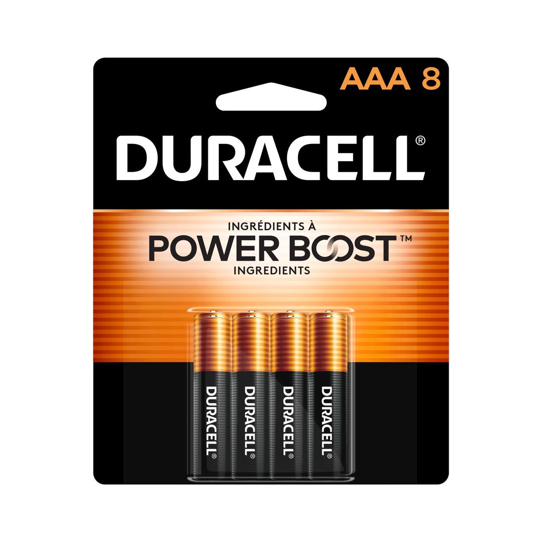 DURACELL AAA Battery, 8/Pack