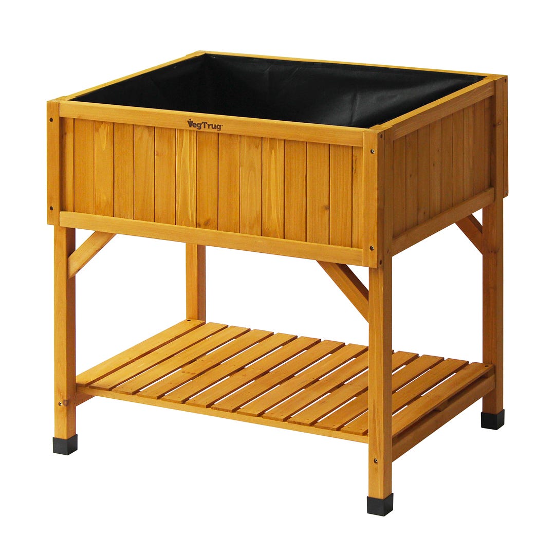 VEG TRUG Raised Bed Planter Natural 35,7''