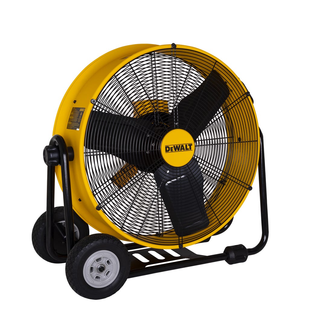 DEWALT Drum Fan, Speed Control, 24 in.