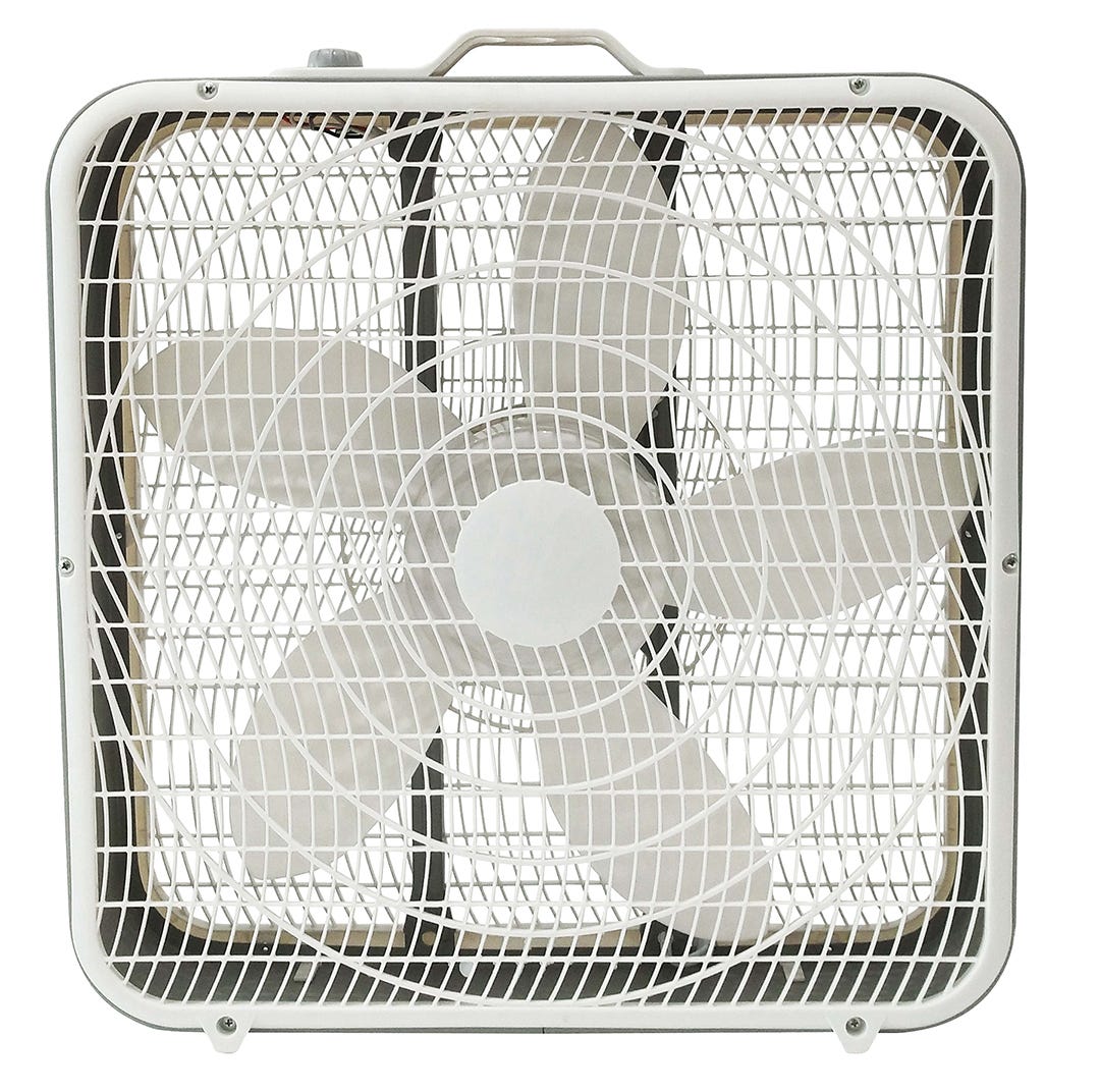 Square Fan, 3 Speeds, 20 in.