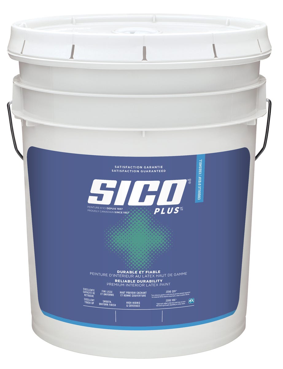 PLUS Paint Interior, Eggshell Finish, Tintable White, 18.3 L
