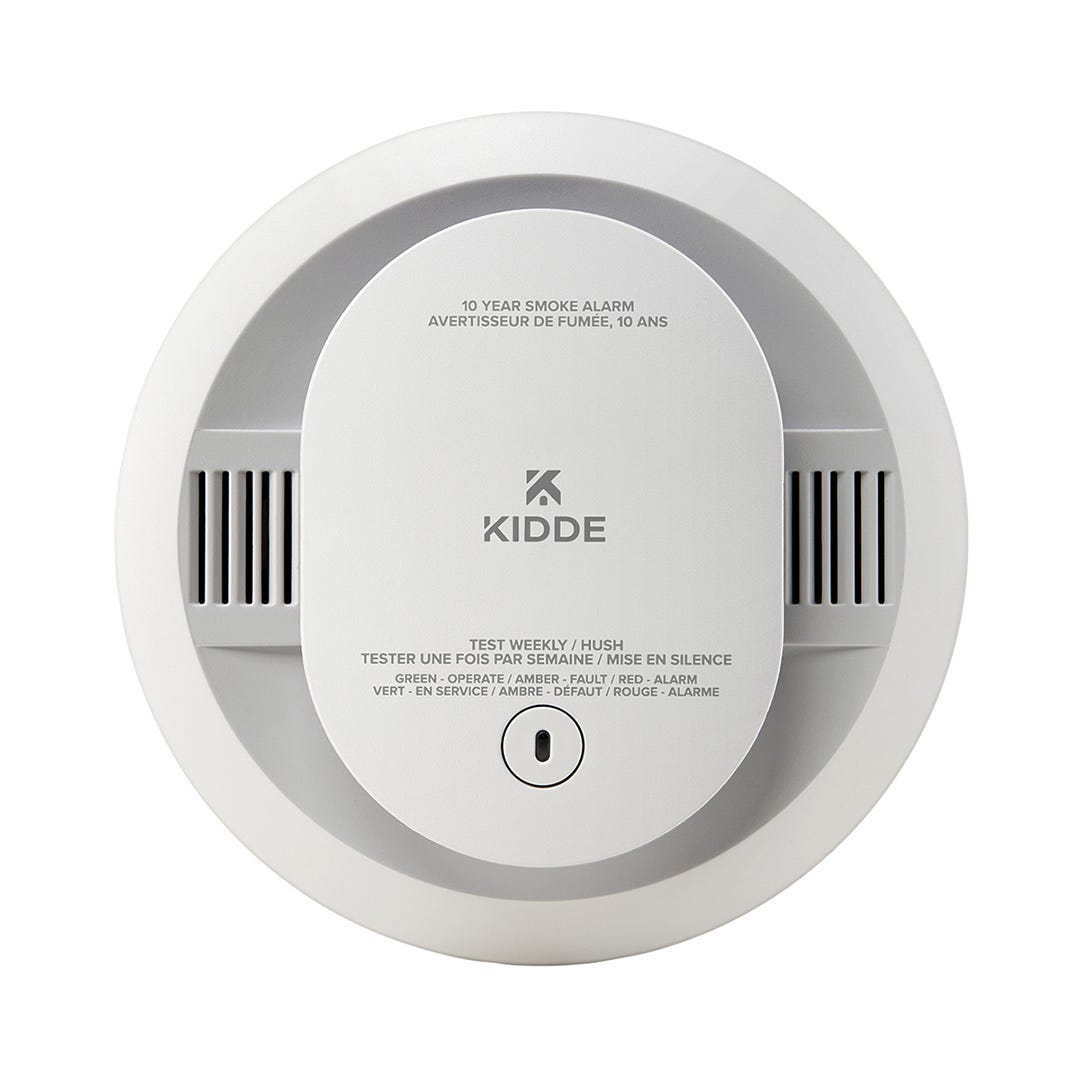 KIDDE Smoke Detector, 10-Year Lithium Battery