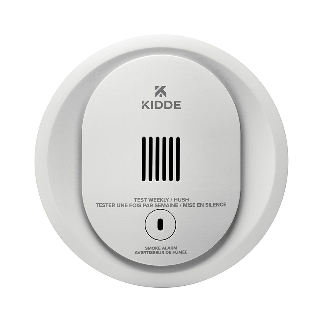 KIDDE Smoke Detector, Battery-Powered, 4 in.