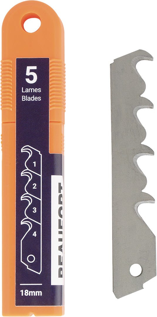 Hook Blades for Utility Knife, 18 mm, 5/Pack
