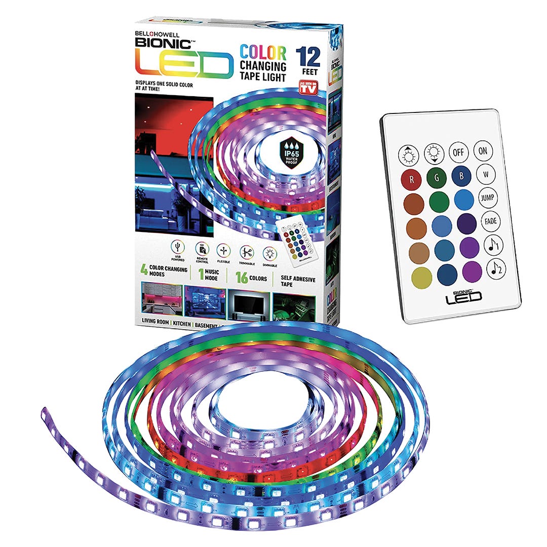 BELL+HOWELL BIONIC LED Light Strip, 12 ft