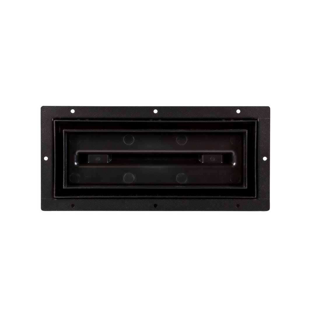 ARIA LITE Flush Floor Vent, 4 in. x 10 in., Black