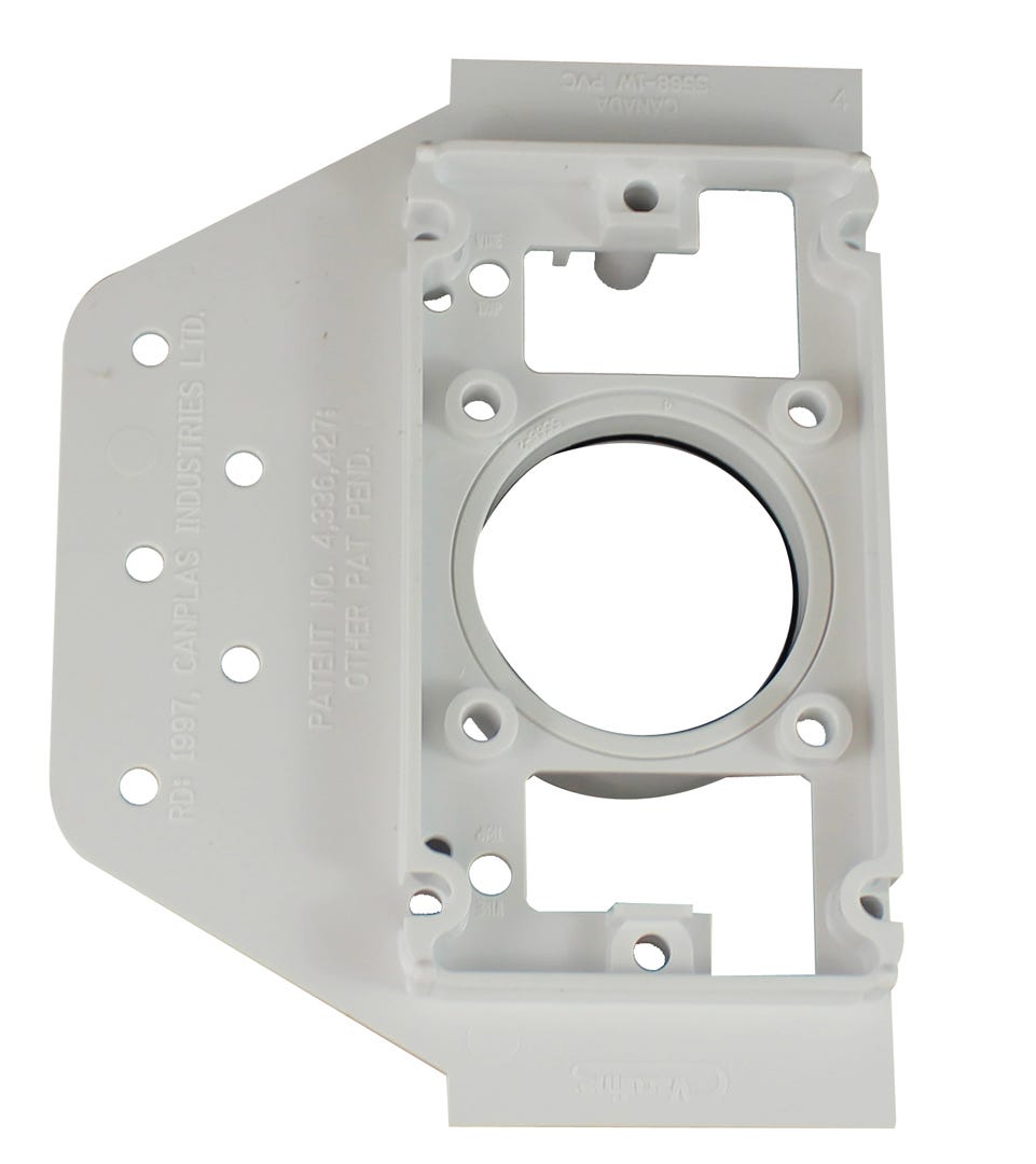 Mounting Plate PVC Inlet
