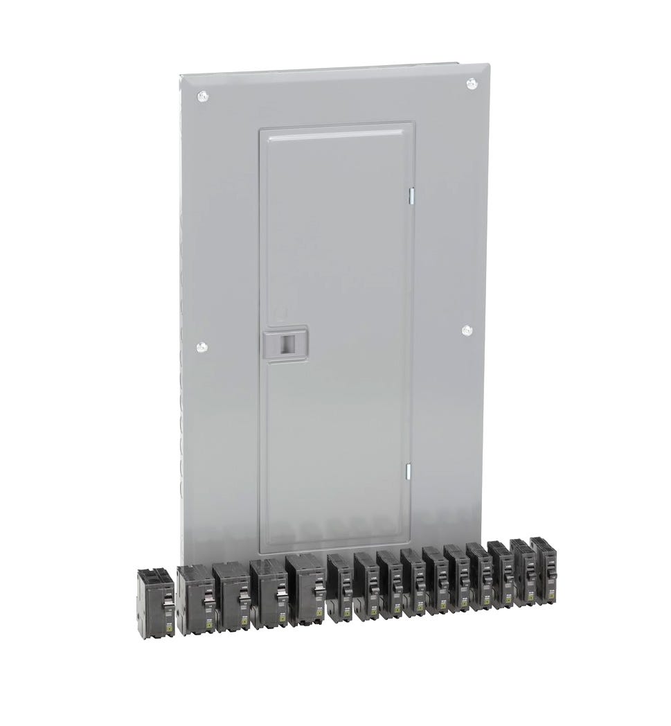 Schneider Electric QO Square D Panel Package - 32 Spaces/54 Circuits - 100 Amps