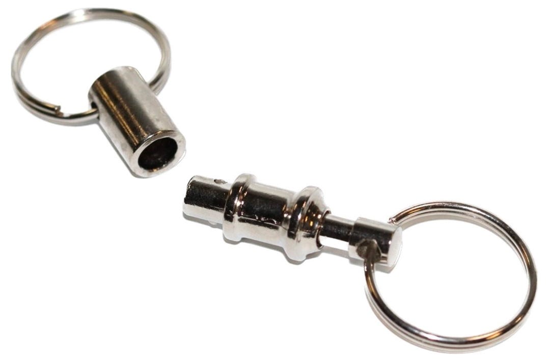 Metal "pressed and separated" Keychain