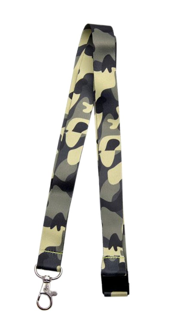 Key Lanyards, camo pattern, 16 in.
