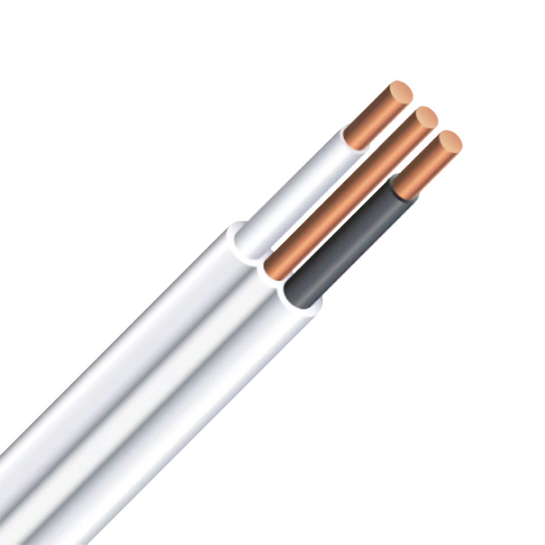 Electrical Wire NMD90, 14/2, White, 5 m