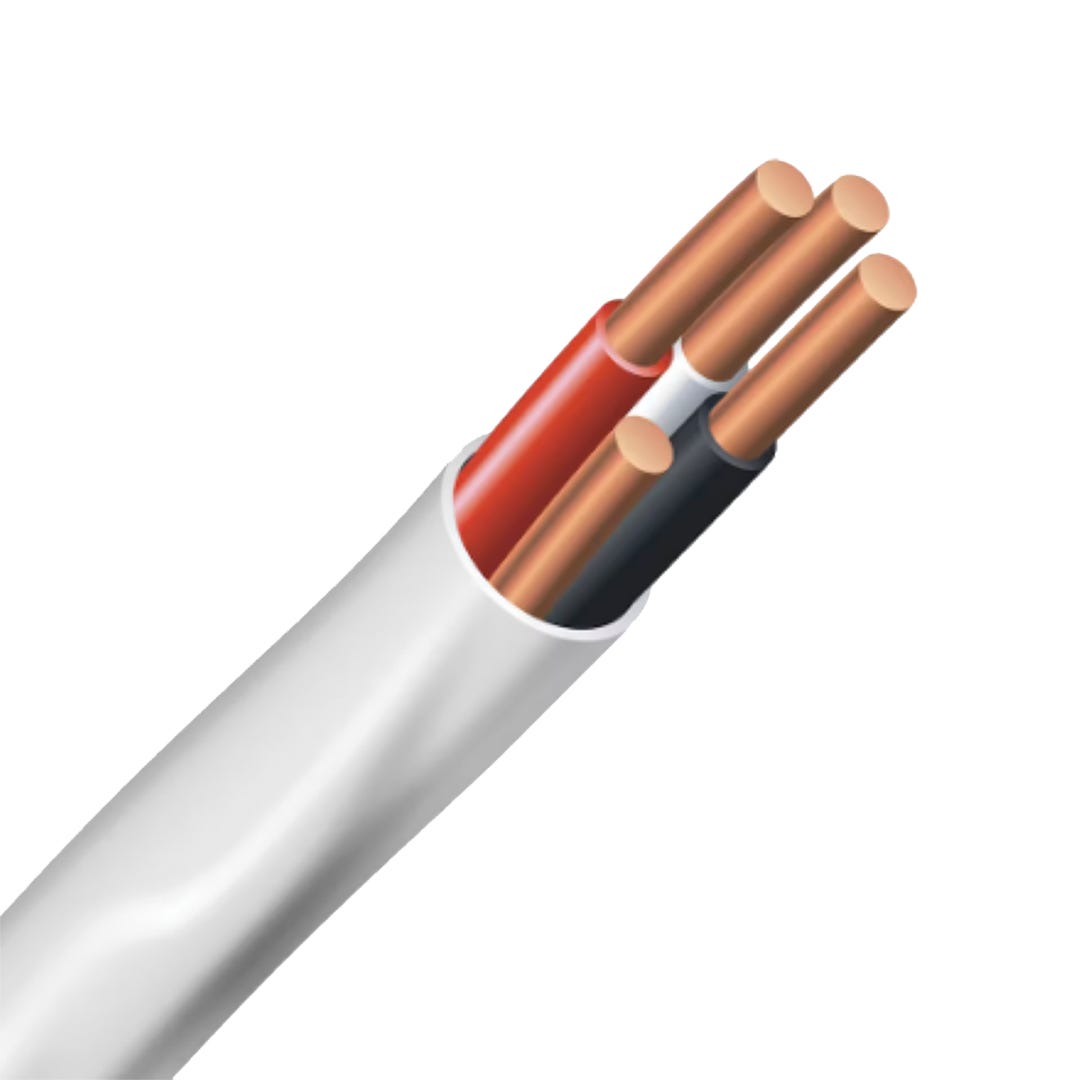 Electrical Wire NMD90, 12/2, White