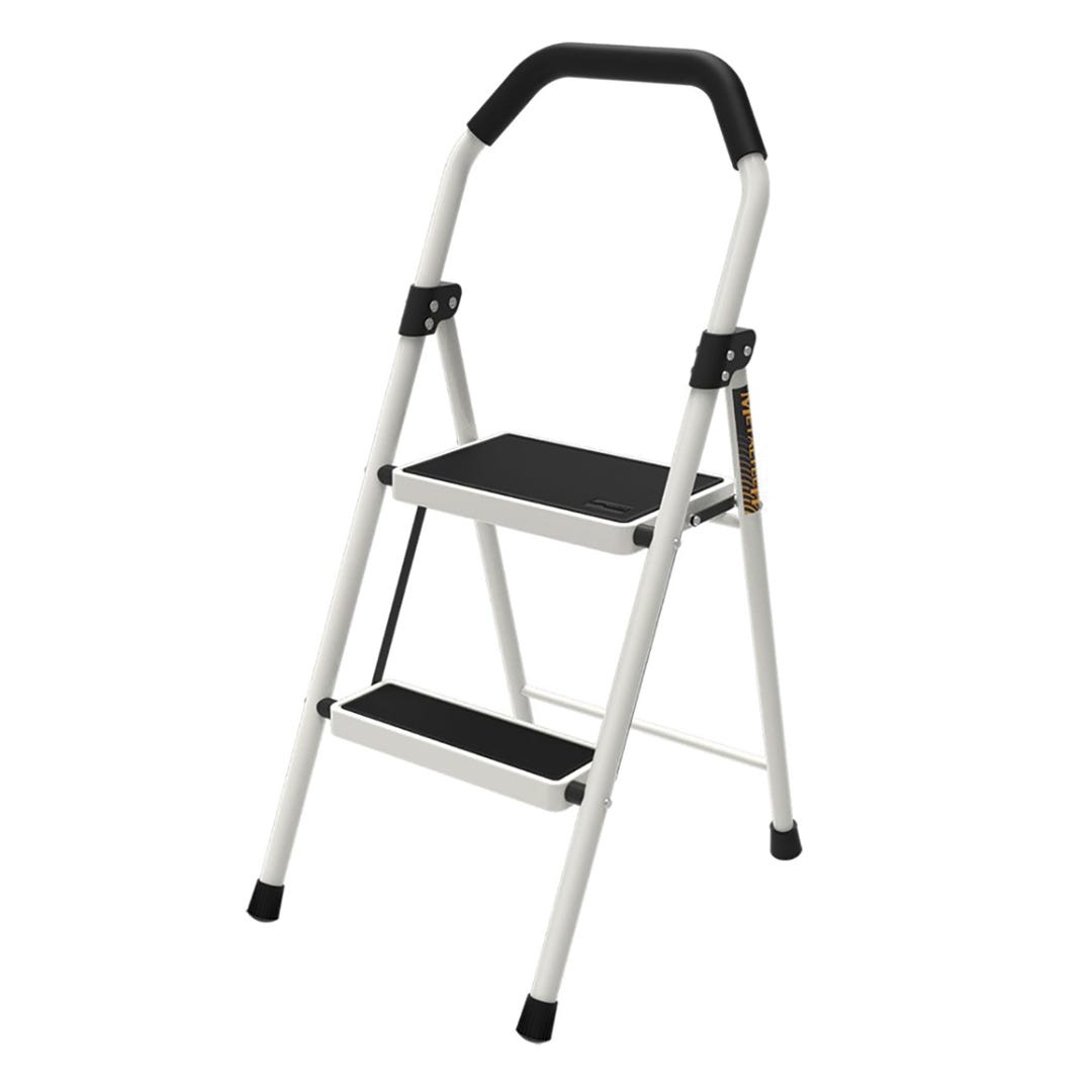 METALTECH Step Stool, Steel, 2 Steps, 225 lb Capacity