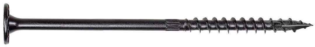 SDKs Wood Screws, 6 in., black, 50/pack