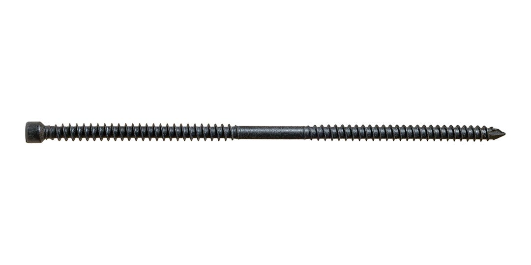 T40 Double Thread Screws, 8-1/2 in., black, 30/pack