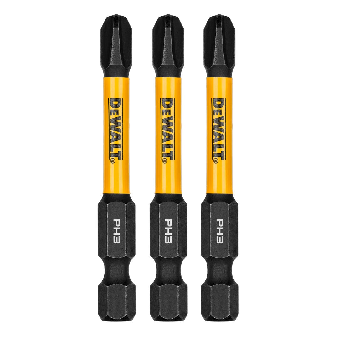 FLEXTORQ Bits, Phillips #3, 2.25 in., 3/Pack