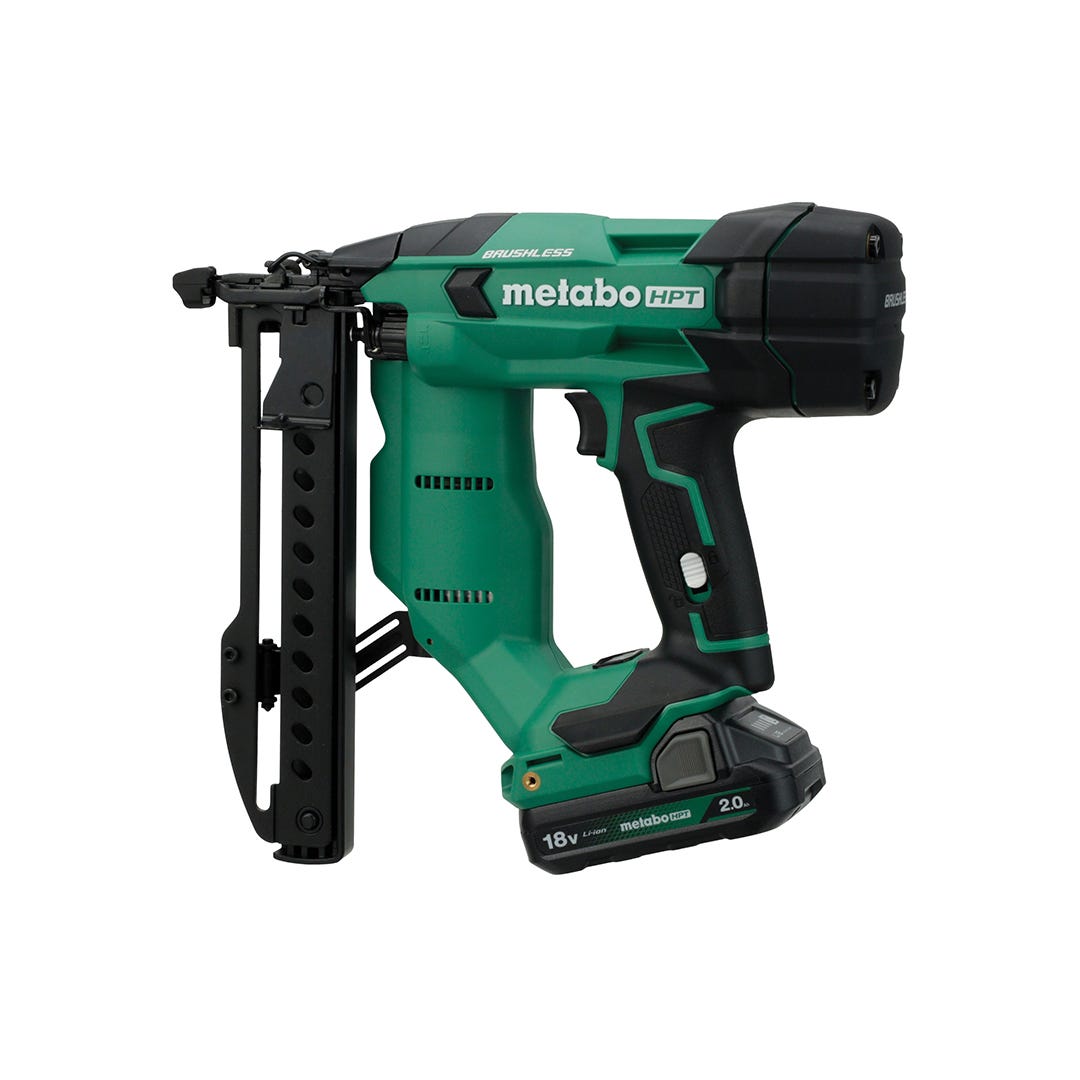 18-Gauge Finishing Stapler, 1 Battery 2 Ah, Charger and Bag