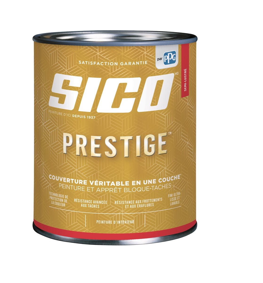 PRESTIGE Paint, Interior, Semi-Gloss Finish, Neutral Base, 842 ml