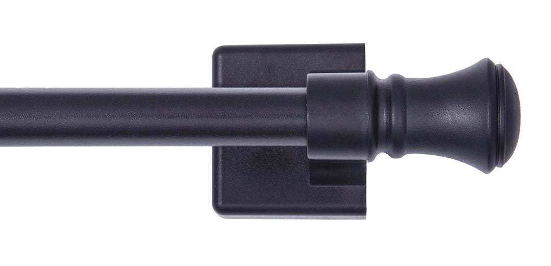 Thin Magnetic Rod, 16 in. to 28 in. x 7/16 in. dia, Black