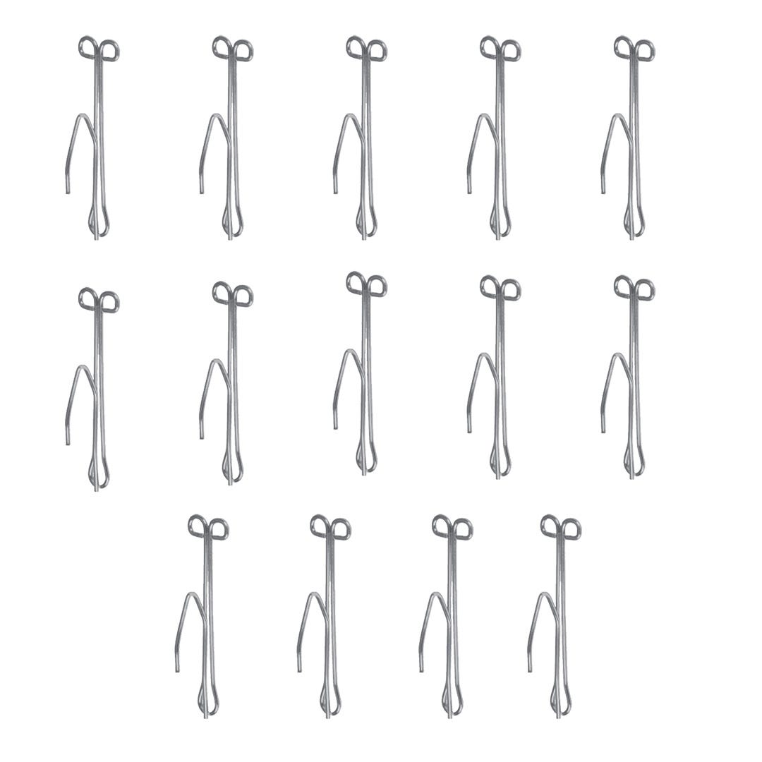 3-in-1 Curtain Hooks, 14/Pack