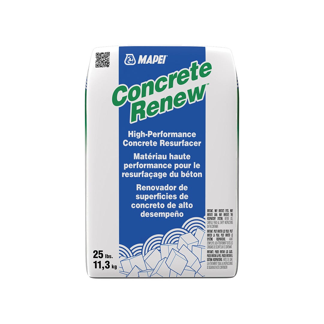 CONCRETE RENEW Cement, Dark Gray, 25 lbs