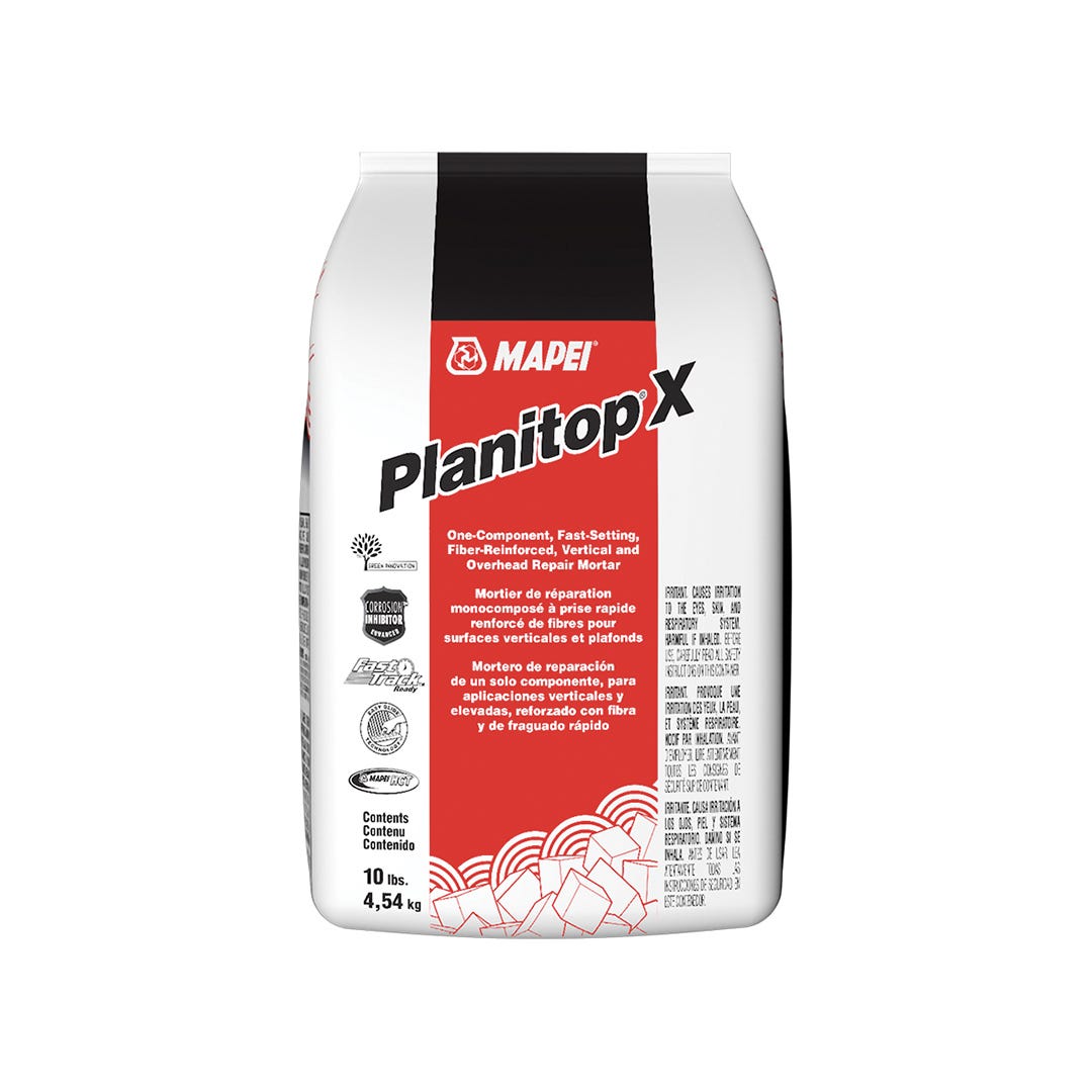 PLANITOP X Mortar, Dark Gray, 10 lbs