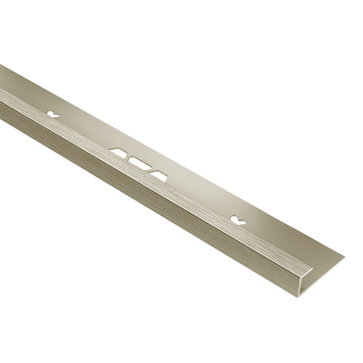 VINPRO-S Resilient Surface Edge Profile, 1/4 in., Brush Nickel