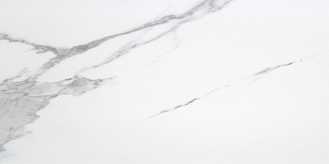 Porcelain Tile CARRARA, 12 in. x 24 in., White