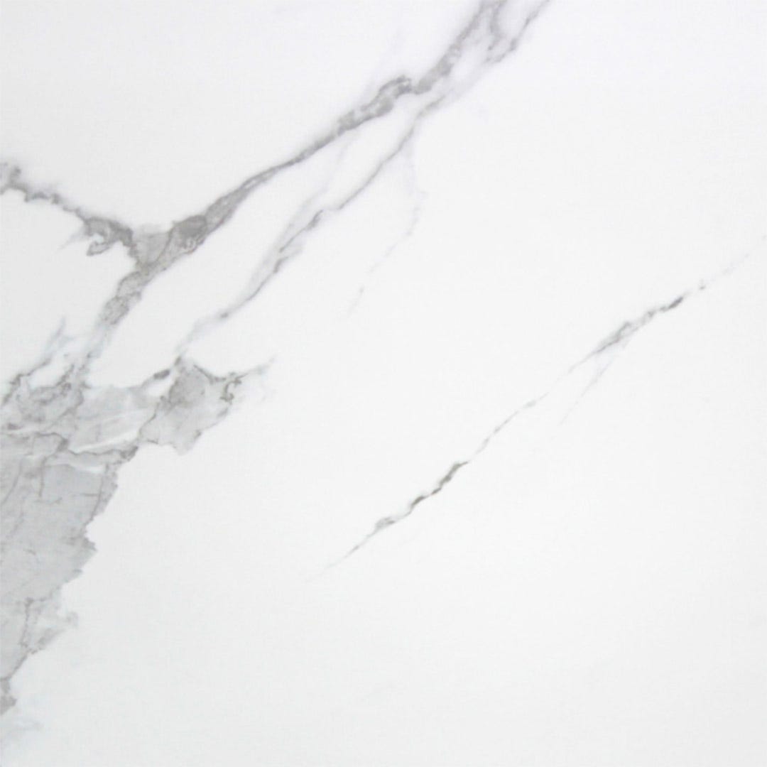 Porcelain Tile CARRARA, 24 in. x 24 in., White