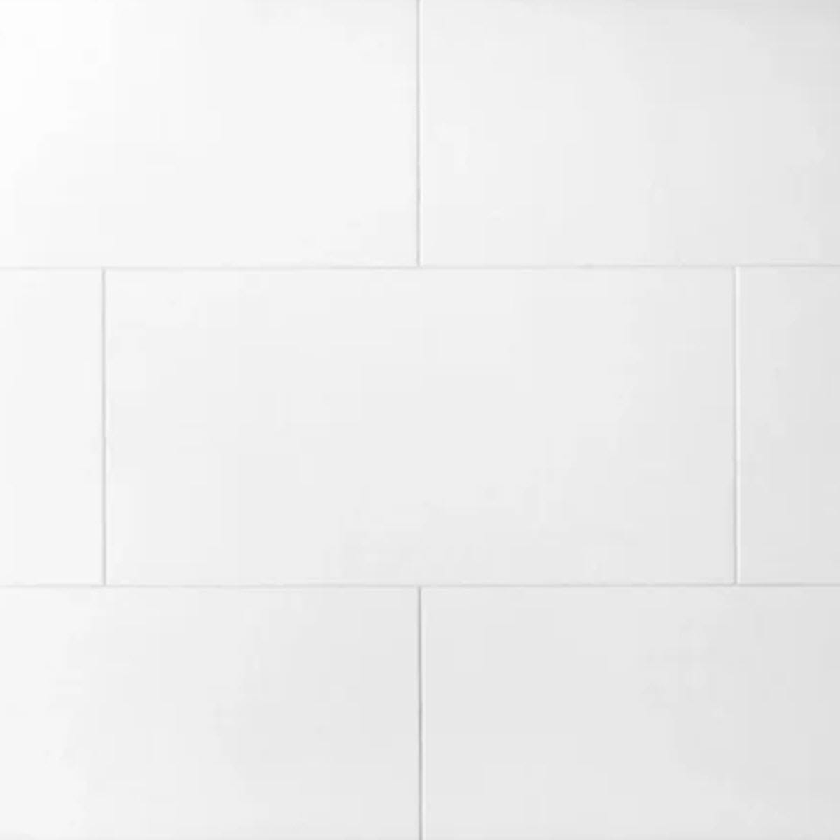Wall Tile, 8 in. x 20 in., White Glossy