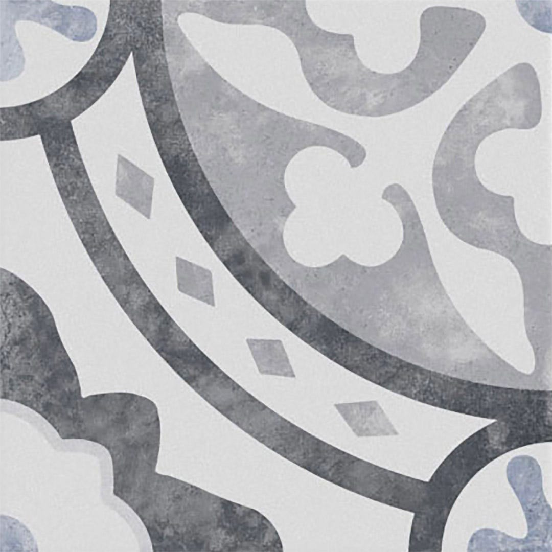 Porcelain Tile PORTO, 8 in. x 8 in., Gray