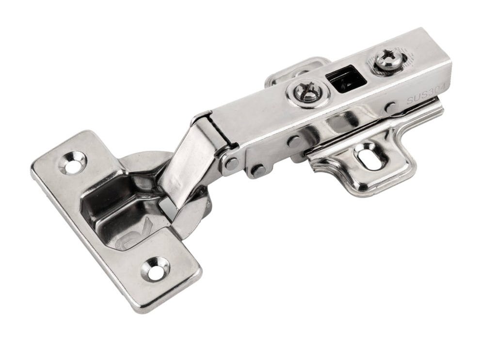 Hinge 105°, Stainless Steel