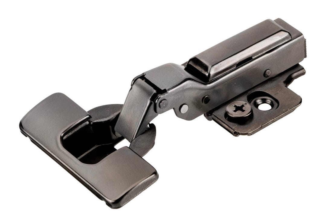 RCS 105° Hinges, Semi-Overlay, Metallic Gotham, 2/Pack