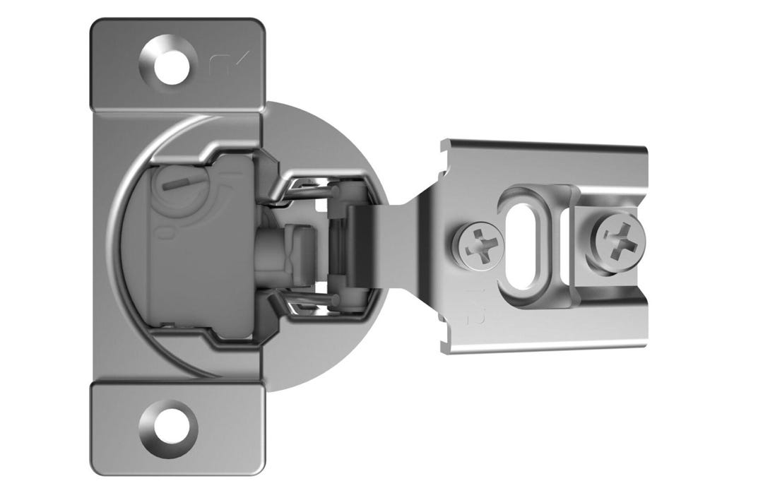 Compact Hinge Set, Series RFF, 1/2 in. Overlay