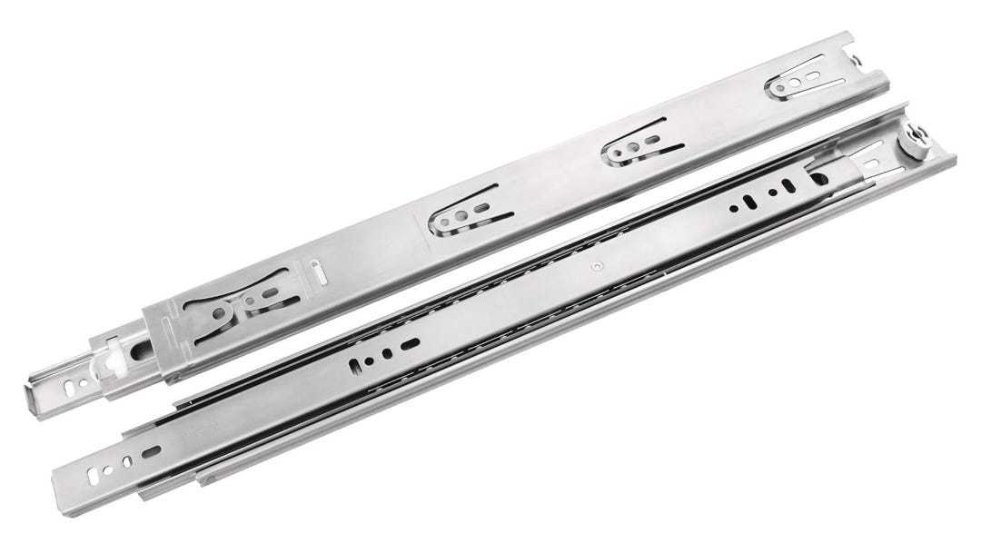 Ball Bearing Slide, Series TU304, Stainless Steel, 19-5/8 in. x 1-25/32 in.