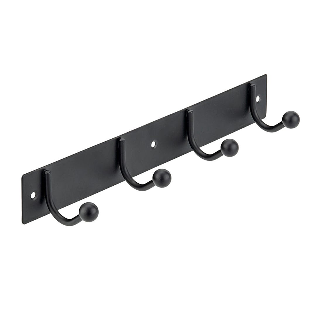 Utility Hook on Panel, Matte Black