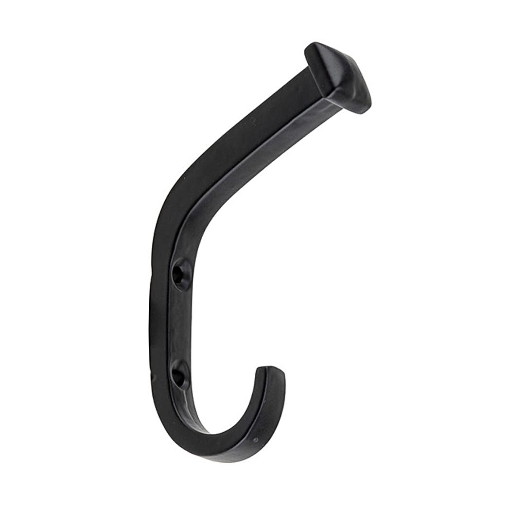 Classic Iron Hook, 115mm x 65mm, Matte Black