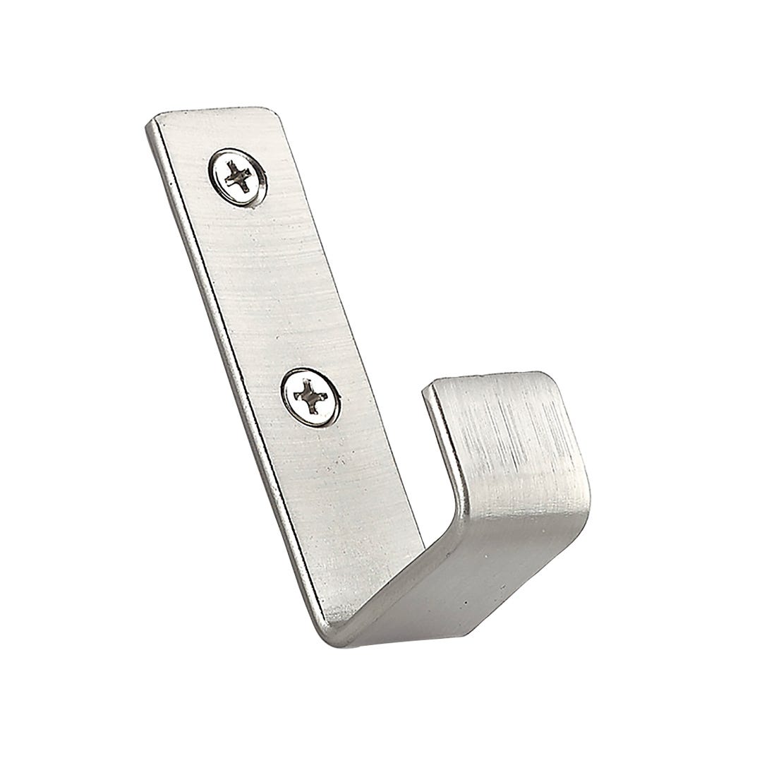 Utility Hook, Brushed Nickel