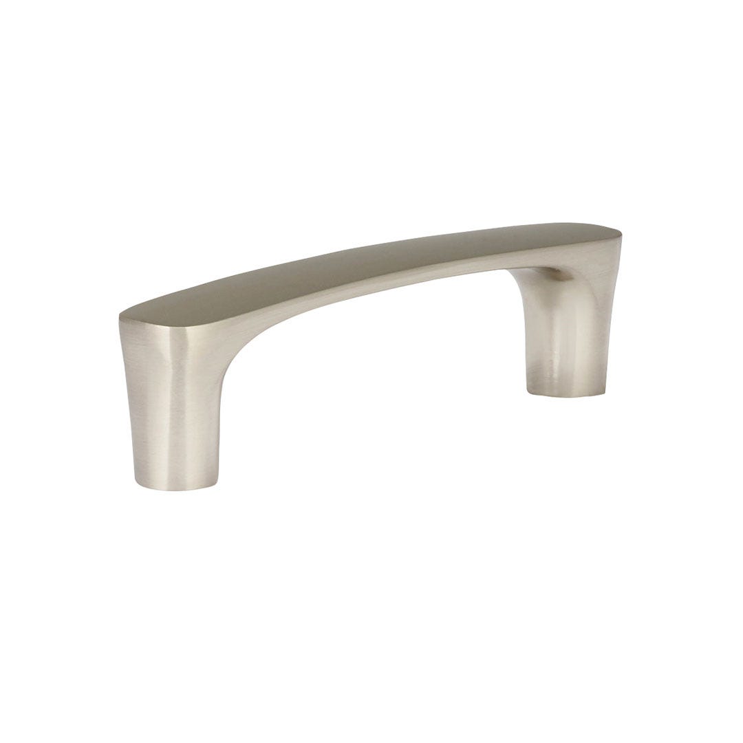 Contemporary Metal Pull, 96 mm, Brushed Nickel