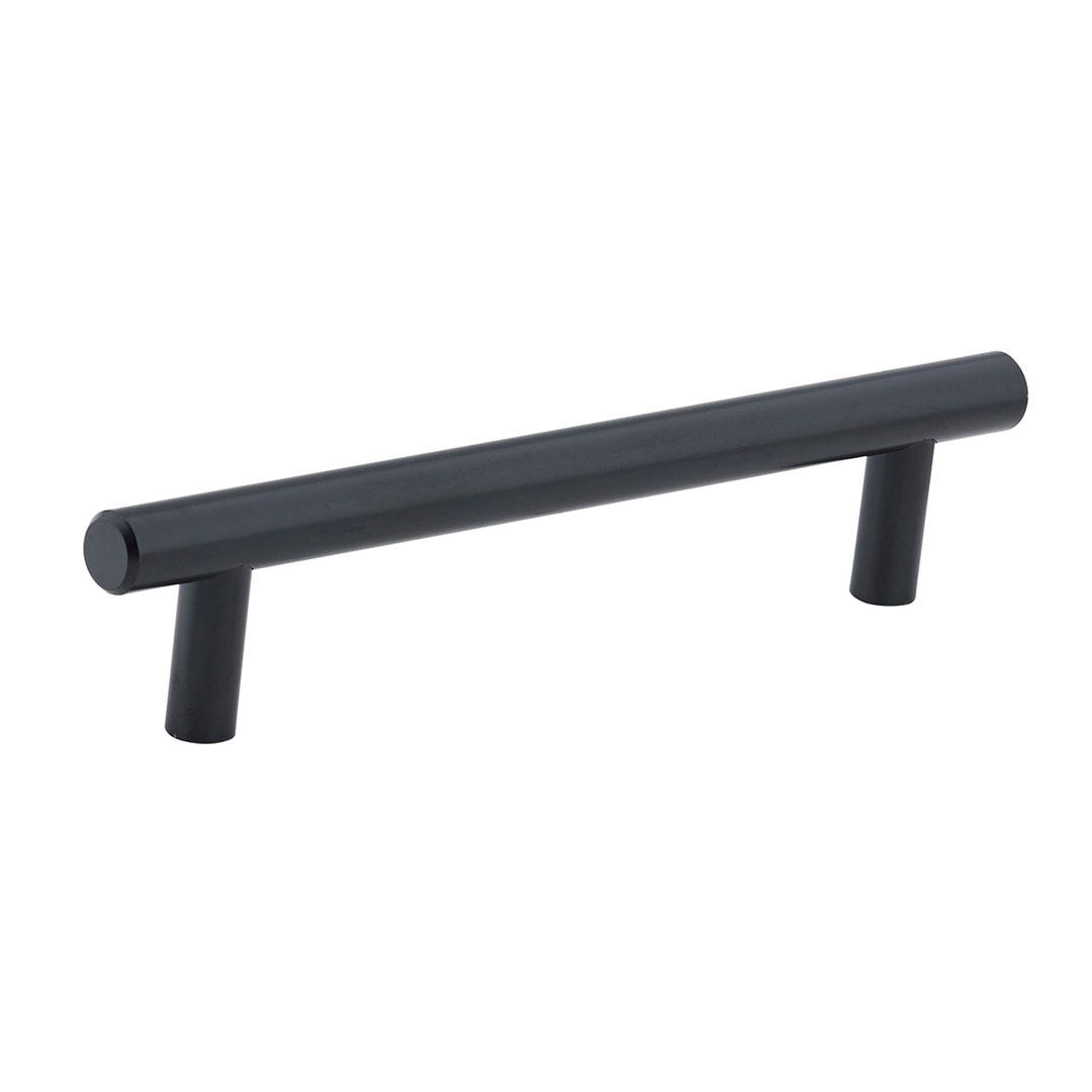 Contemporary Steel Pull, 128 mm, Matte Black