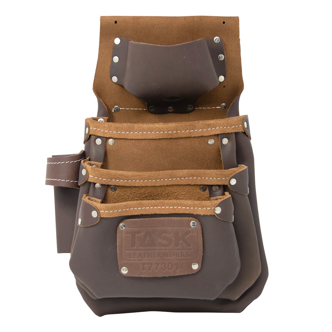 TASK Master Carpenter's Tool Bag with Tape Measure Holder and 6 pockets