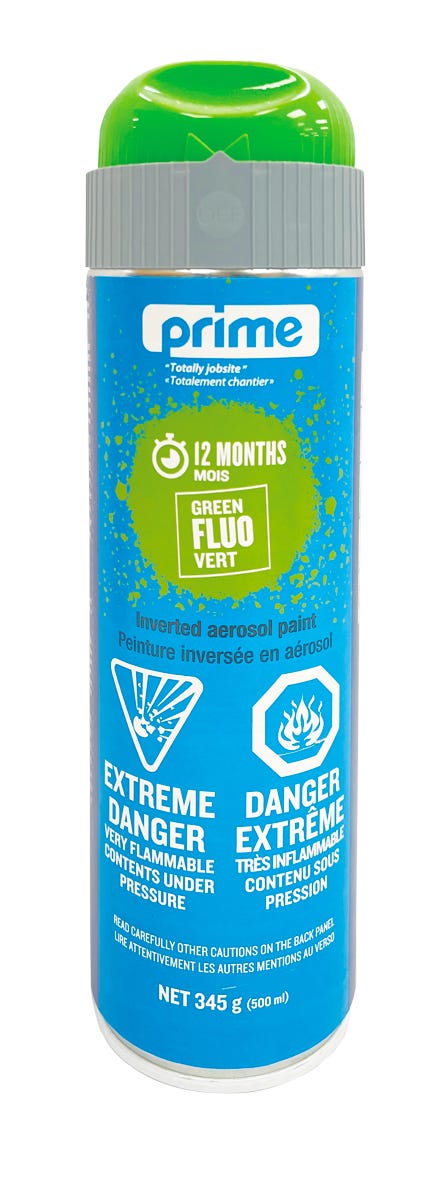 Inverted Marking Paint, Solvent-Free, Green, 500 ml