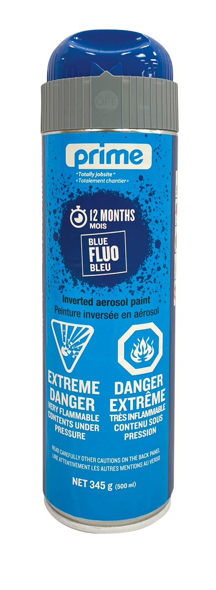 Inverted Marking Paint, Solvent-Free, Blue, 500 ml