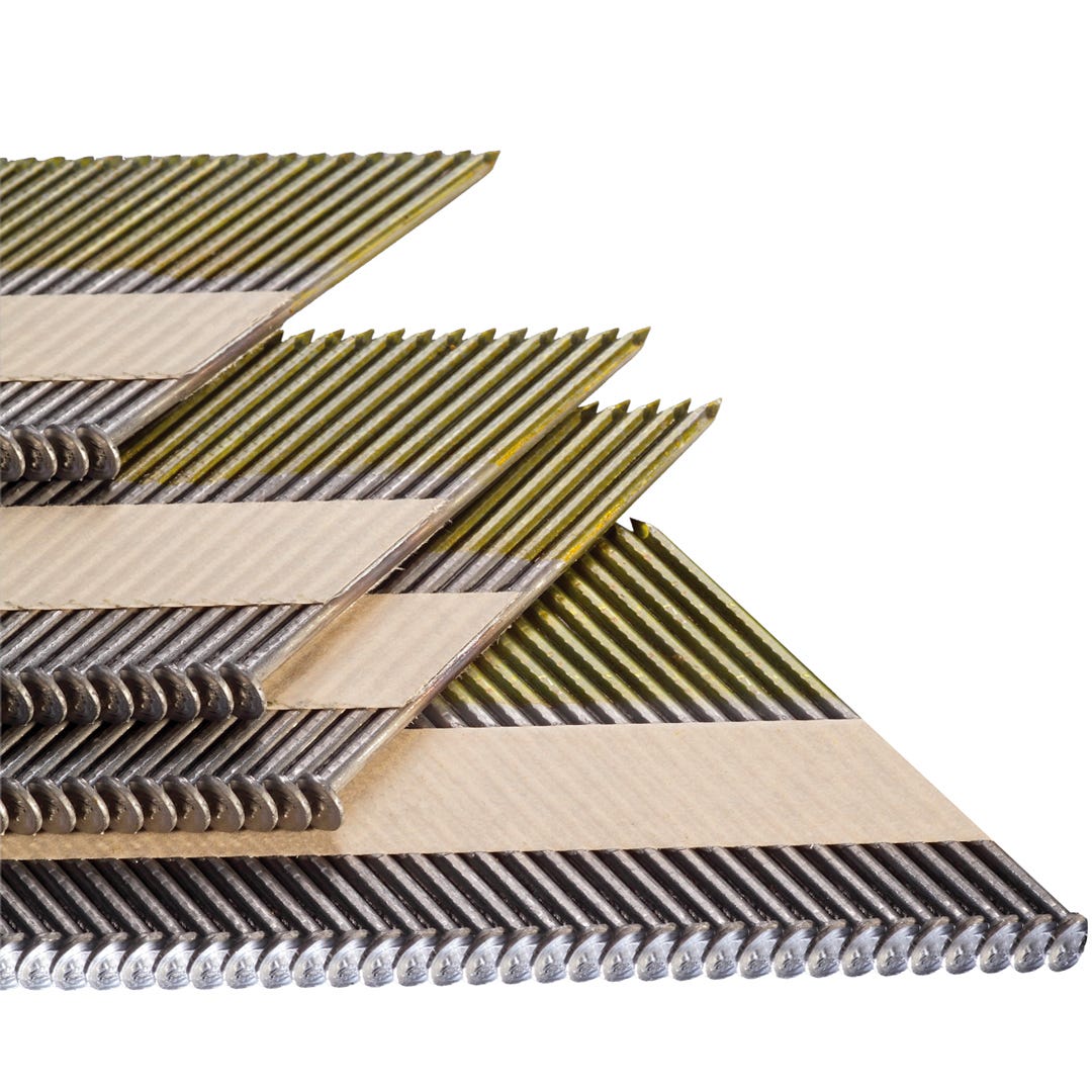 Framing Nails, Paper Tape, Common Shank, 34°, 2-3/8 x .113 in., 2000/box